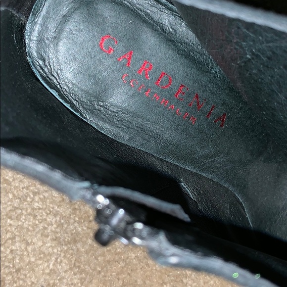 Gardenia Copenhagen wedge open toe lace up boots - Picture 5 of 7